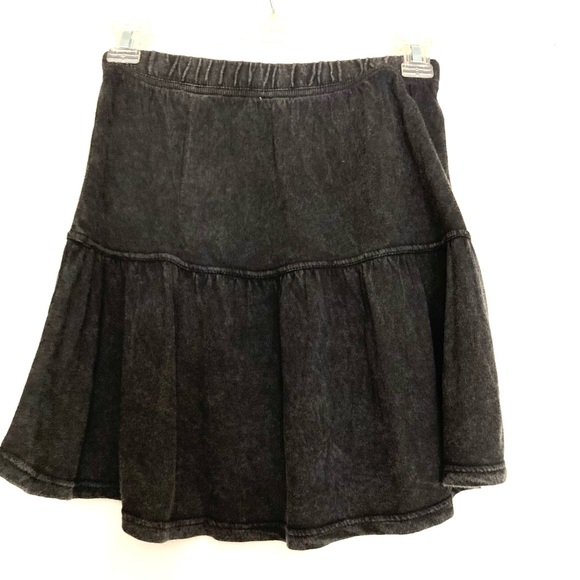 RUBBISH DISTRESSED BLACK MINI SKIRT—WORN ONCE! - Picture 2 of 8